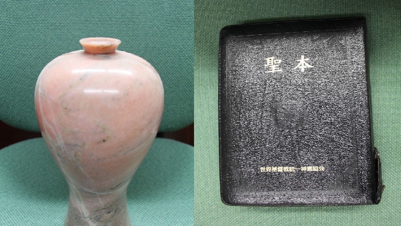 龍彫刻 大理石 花瓶 壺 オブジェ 統一教会 置物 白石 統一教会 壺