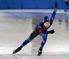 山本（大樹）女子1000メートル1分25秒50大会新 スピード