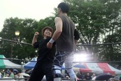 38歳の遅咲きデビュー、浦幌町出身の松本さんが女子プロレスに闘志